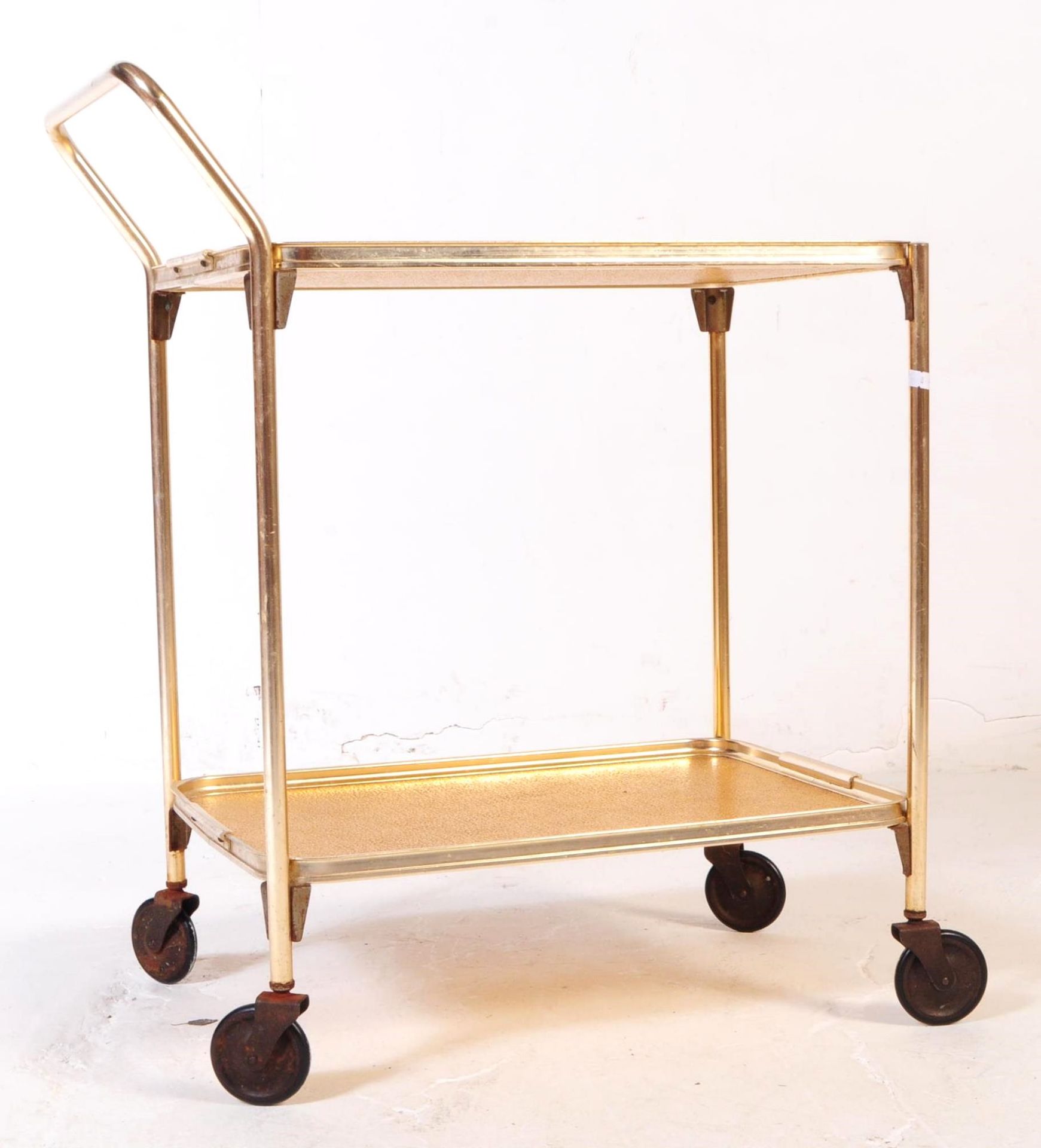 RETRO MID 20TH CENTURY SERVING / BUTLERS COCKTAIL TROLLEY