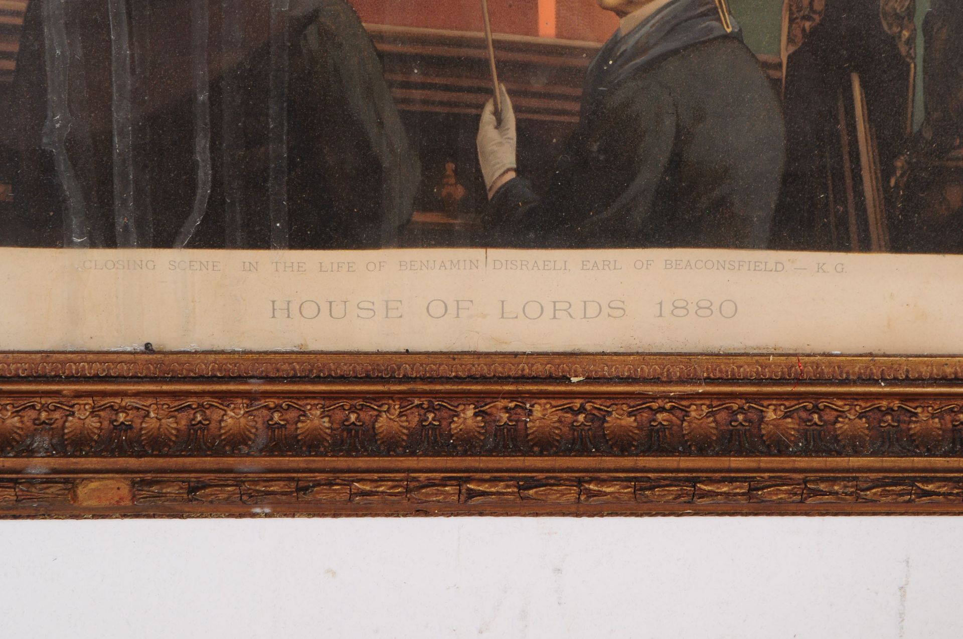 EARLY 20TH CENTURY HOUSES OF PARLIAMENT FRAMED PRINT - Image 6 of 8