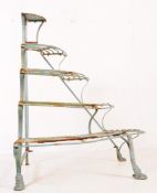 20TH CENTURY FRENCH MANNER IRON ETAGERE