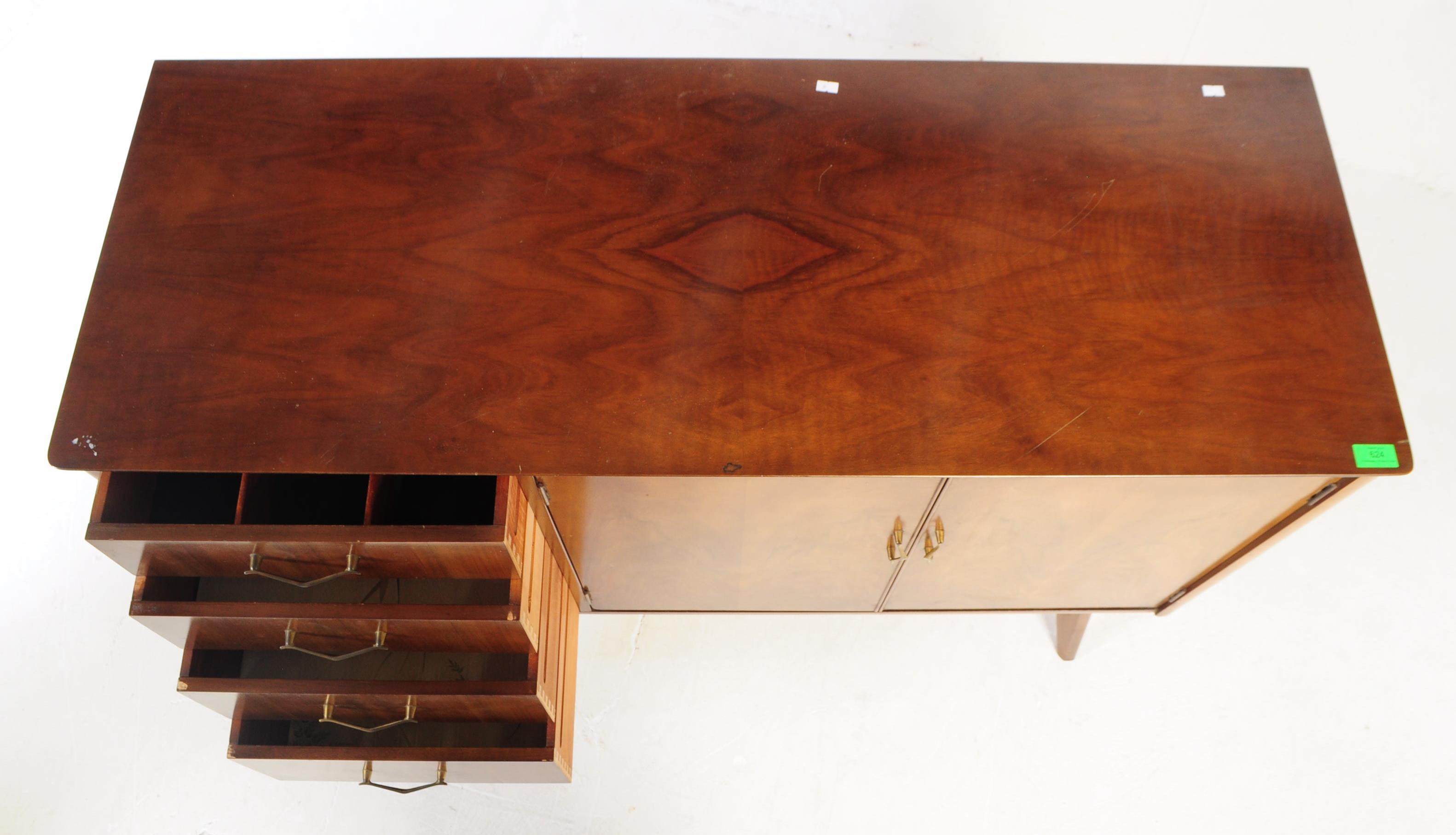 MID 20TH CENTURY WALNUT VENEER SIDEBOARD - Image 8 of 14