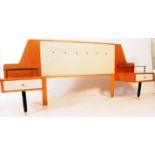 E GOMME FOR G PLAN FURNITURE - DOUBLE BED TEAK HEADBOARD