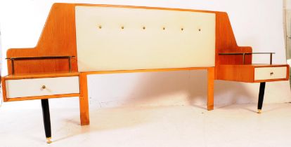 E GOMME FOR G PLAN FURNITURE - DOUBLE BED TEAK HEADBOARD