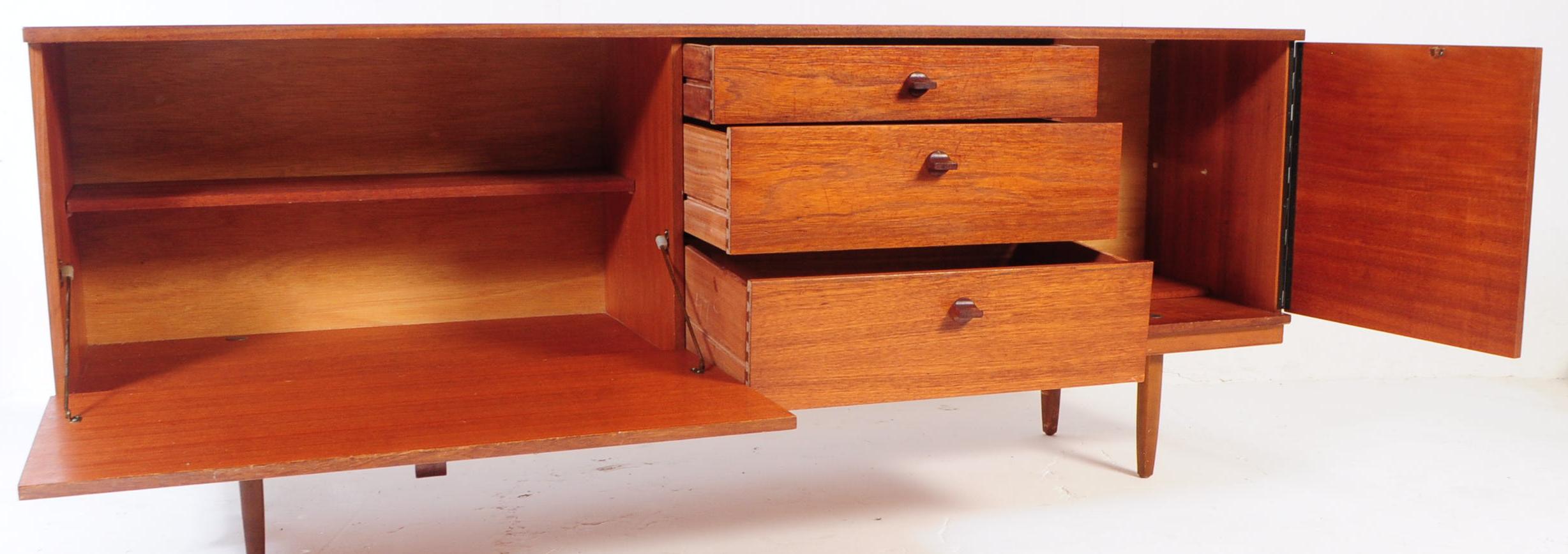 AVALON - MID CENTURY TEAK WOOD SIDEBOARD - Image 5 of 6