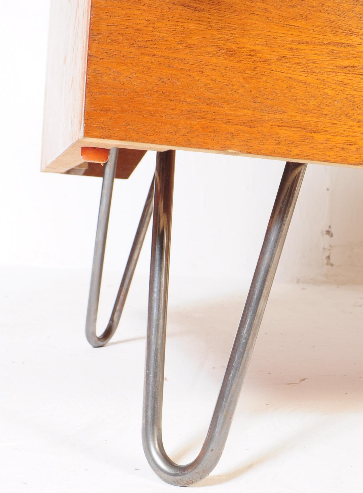 NATHAN FURNITURE - MID CENTURY TEAK SIDEBOARD WITH HAIRPINS - Image 3 of 5