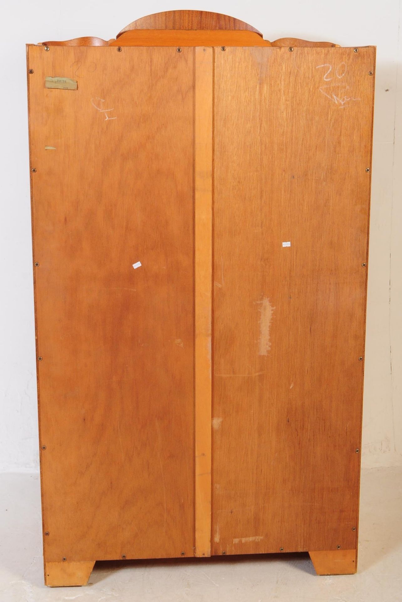 EARLY 2OTH CENTURY 1930S ART DECO COMPACT WARDROBE CLOSET - Image 7 of 8