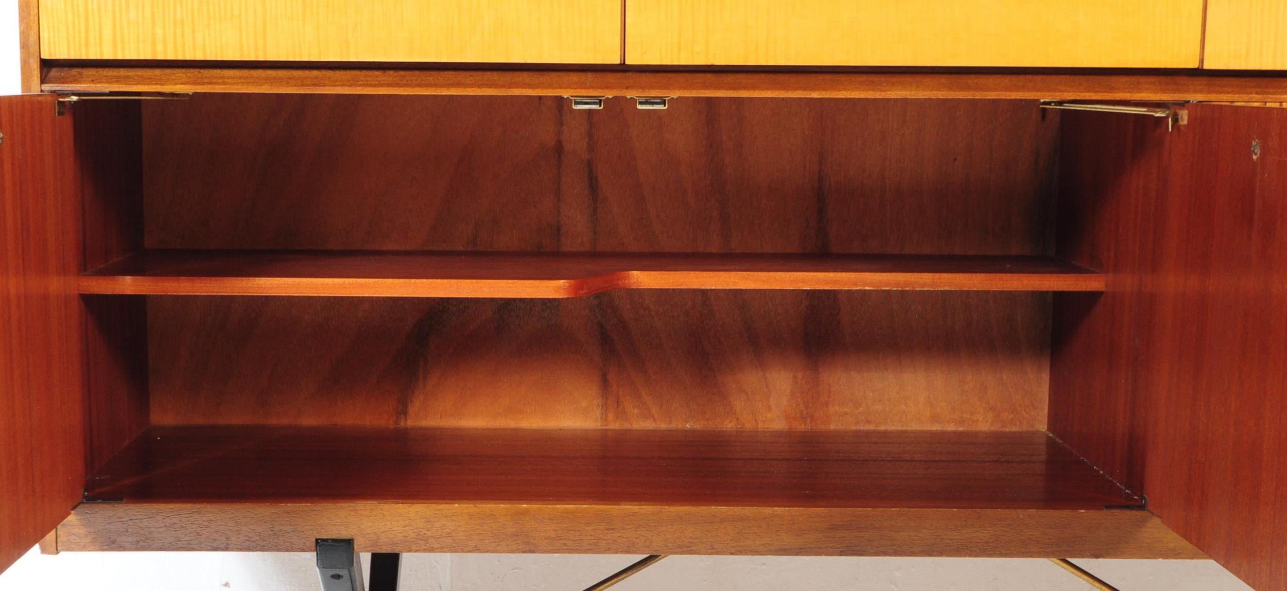 WRIGHTON - MID CENTURY TEAK AND SATINWOOD SIDEBOARD - Image 6 of 9