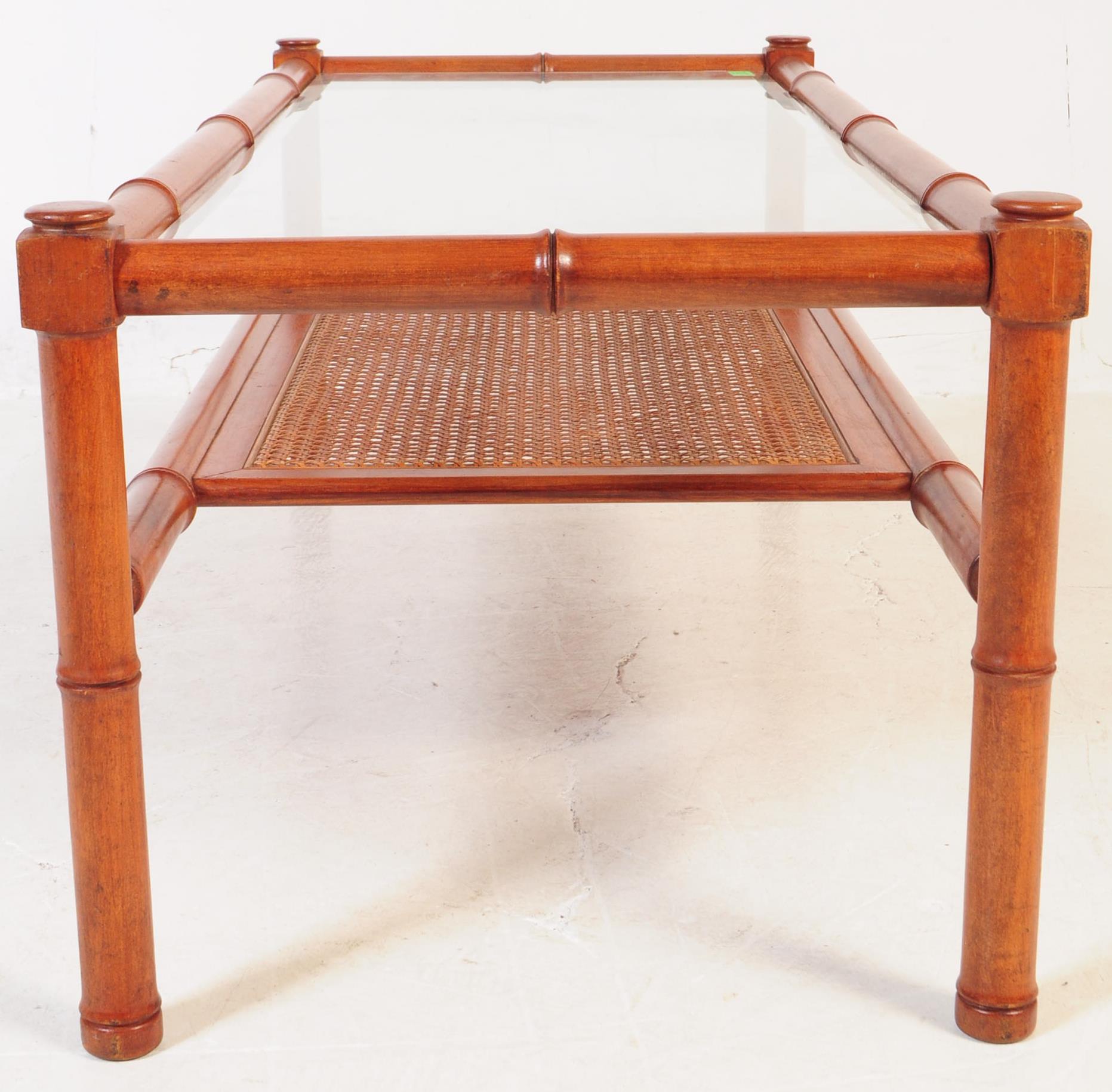 G-PLAN - MID CENTURY TEAK & RATTAN COFFEE TABLE - Image 4 of 6