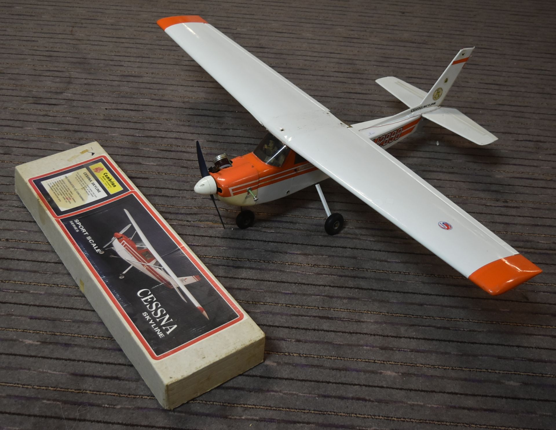 CAMBRIAN MODEL COMPANY CESSNA SKYLINE RC MODEL PLANE