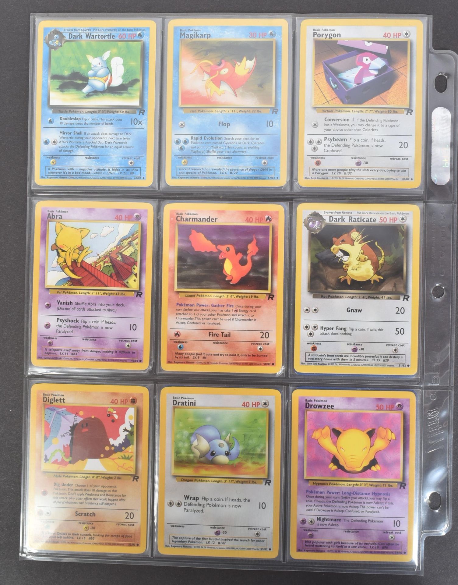 POKEMON TRADING CARD GAME - COMPLETE SET OF POKEMON WIZARDS OF THE COAST TEAM ROCKET SET - Image 11 of 14
