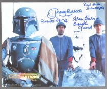 STAR WARS - EMPIRE STRIKES BACK - BOBA FETT MULTI-SIGNED OFFICIAL PIX