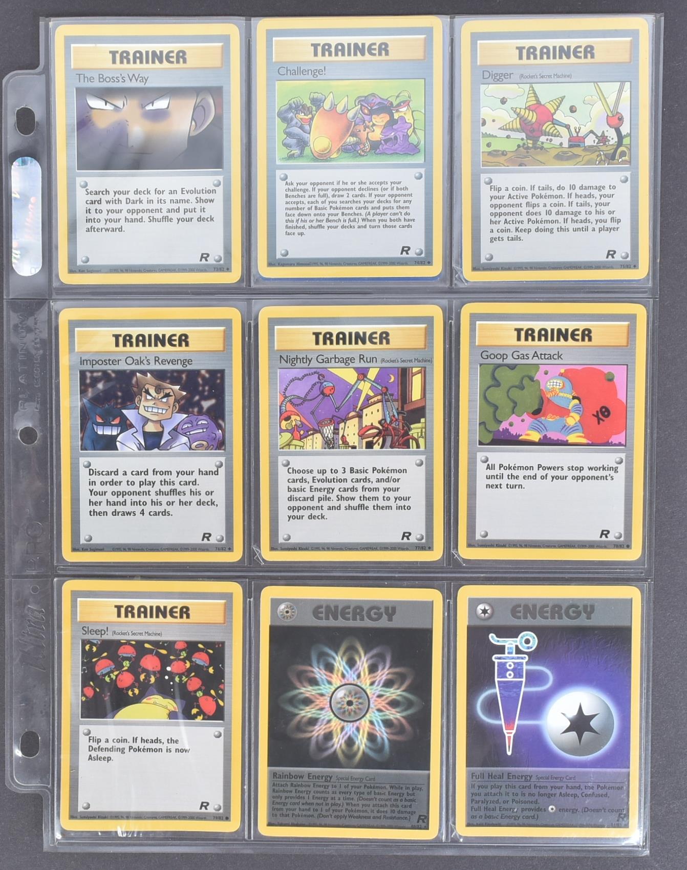 POKEMON TRADING CARD GAME - COMPLETE SET OF POKEMON WIZARDS OF THE COAST TEAM ROCKET SET - Image 13 of 14