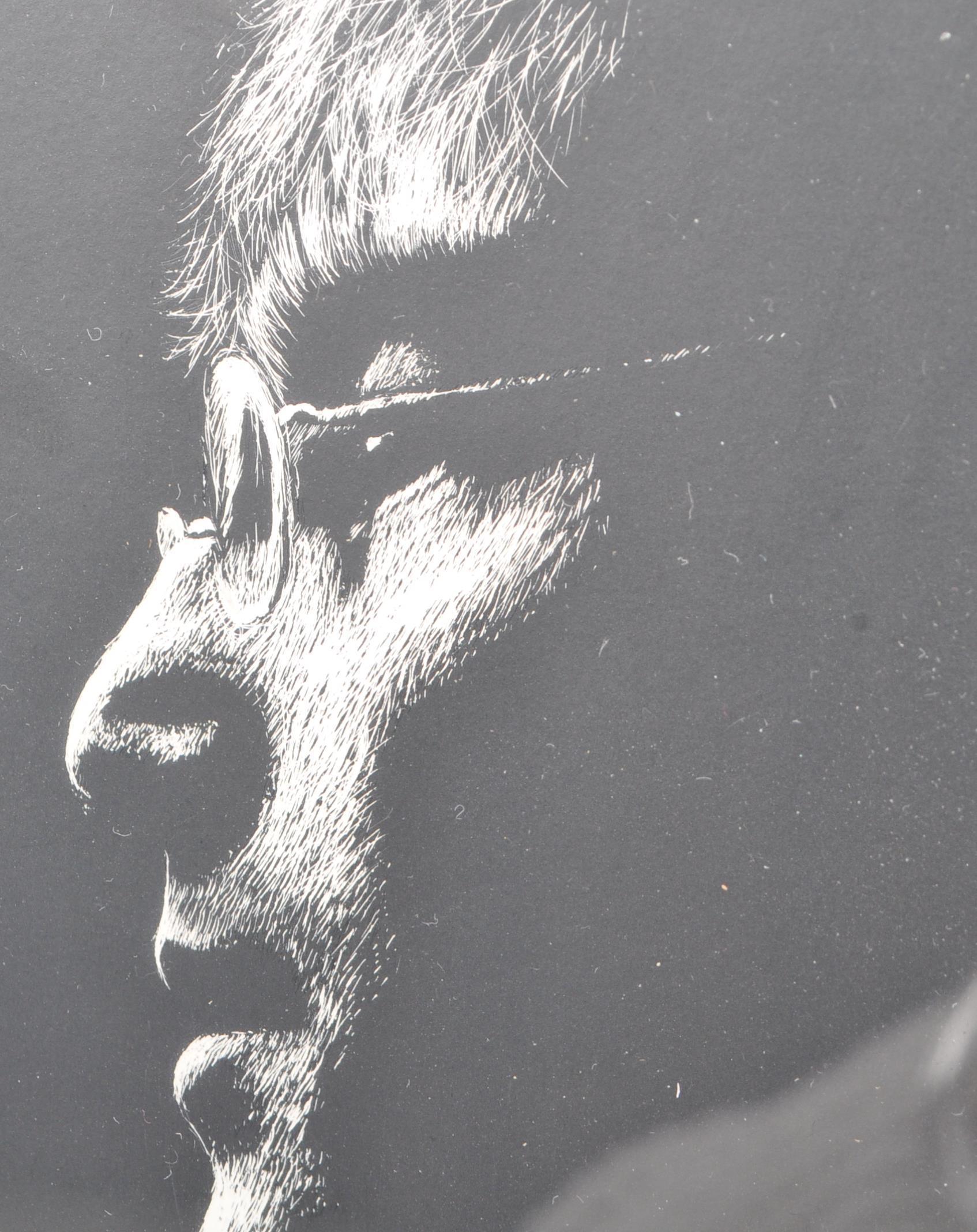 VINTAGE 20TH CENTURY ETCHING OF JOHN LENNON - Image 3 of 5