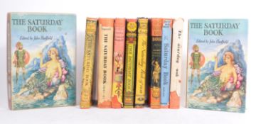 COLLECTION OF NINE VINTAGE 20TH CENTURY THE SATURDAY BOOKS