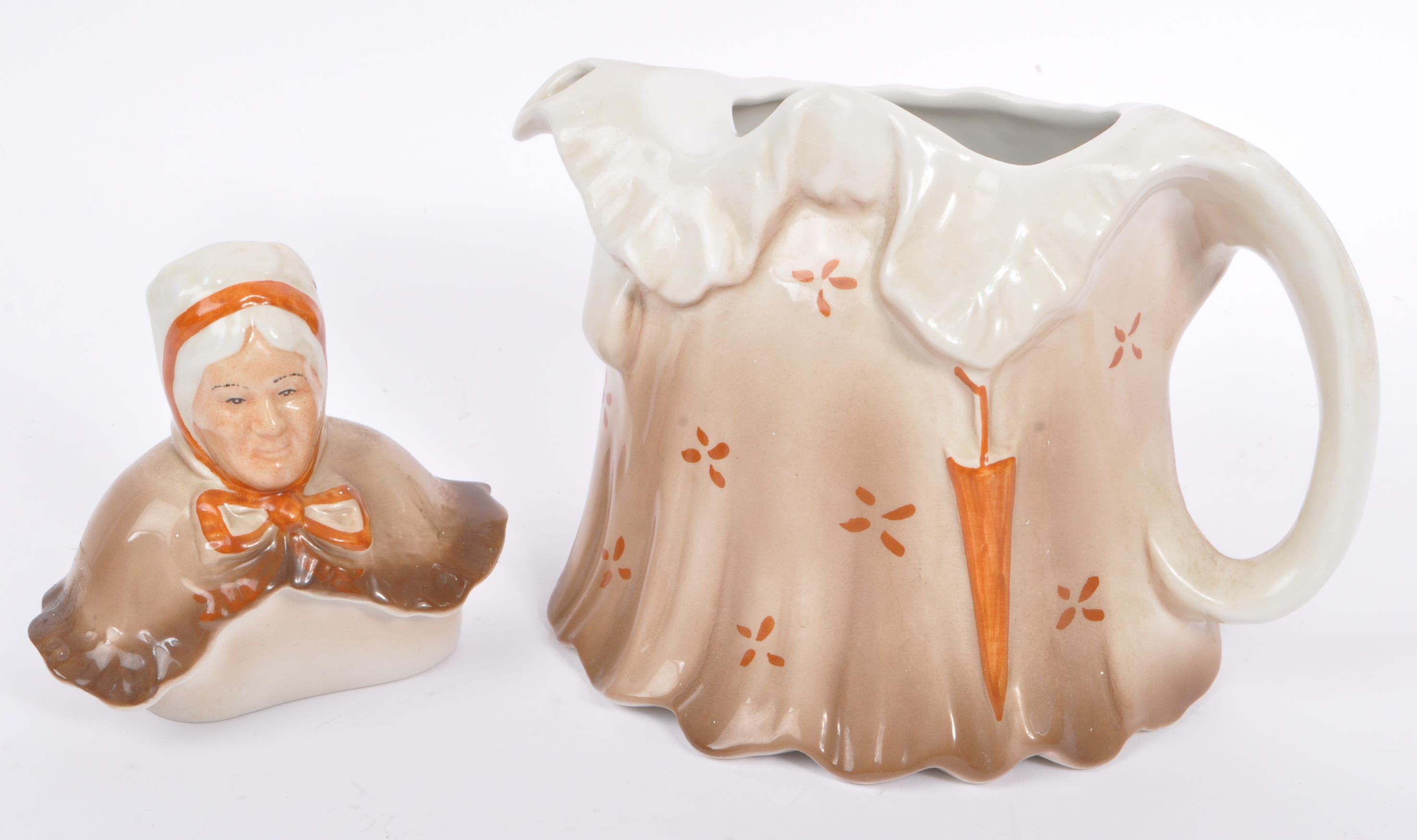 1930S TONY WOOD POTTERY LITTLE OLD LADY TEA SET - Image 5 of 8