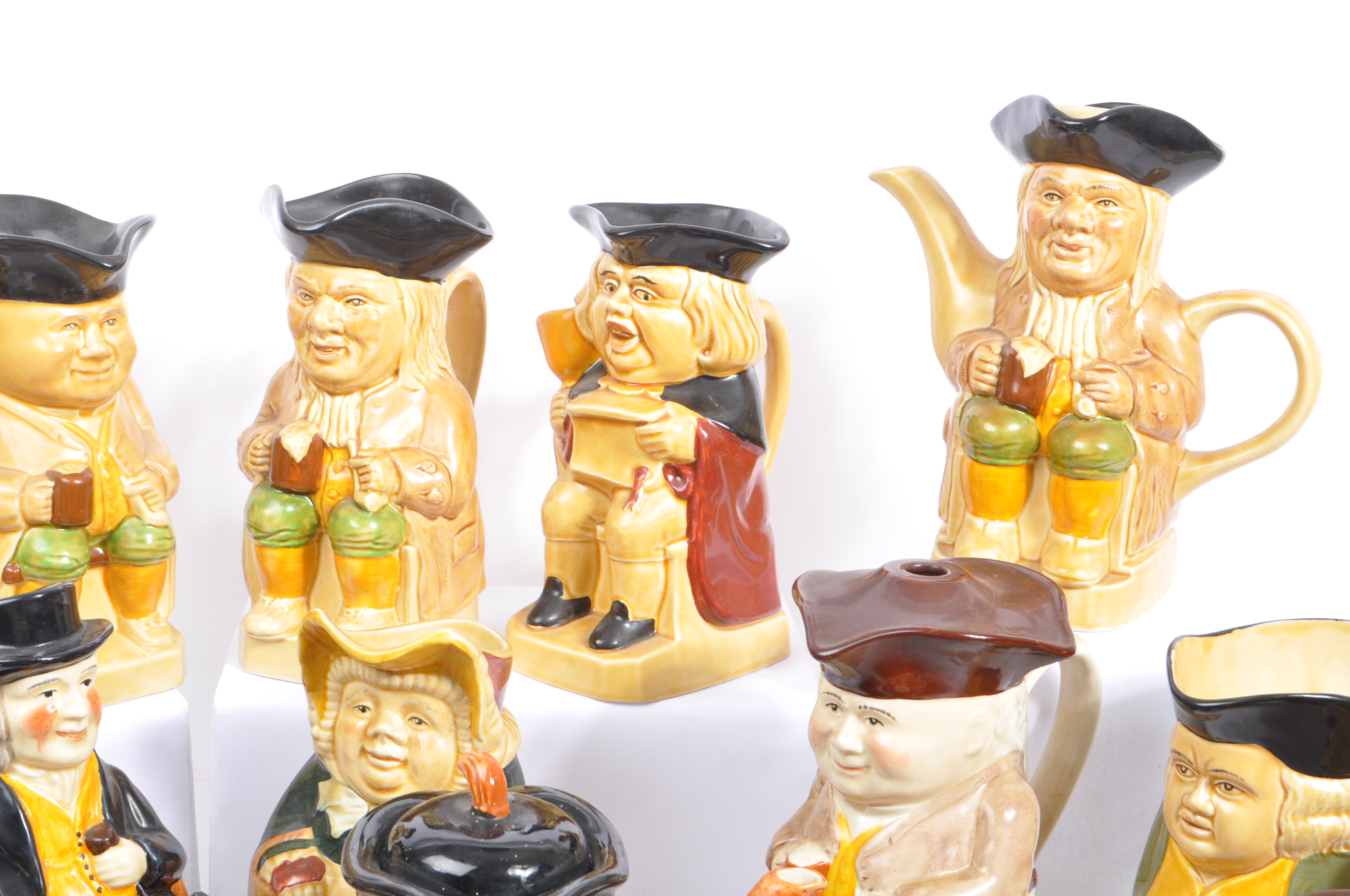 COLLECTION OF TWENTY ONE 20TH CENTURY CERAMIC TOBY JUGS - Image 6 of 13