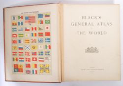 LATE 19TH CENTURY BLACK'S GENERAL ATLAS OF THE WORLD