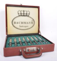 20TH CENTURY BACHMAYER SOLINGEN / ROSTFREI CUTLERY SET