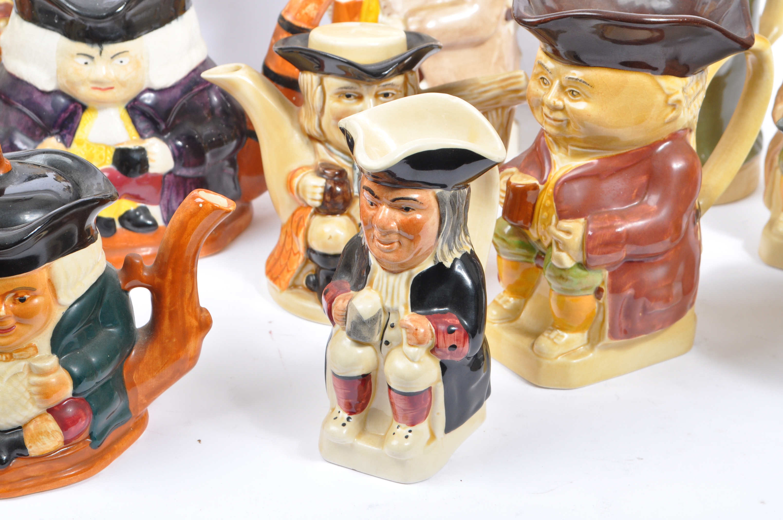 COLLECTION OF TWENTY ONE 20TH CENTURY CERAMIC TOBY JUGS - Image 3 of 13