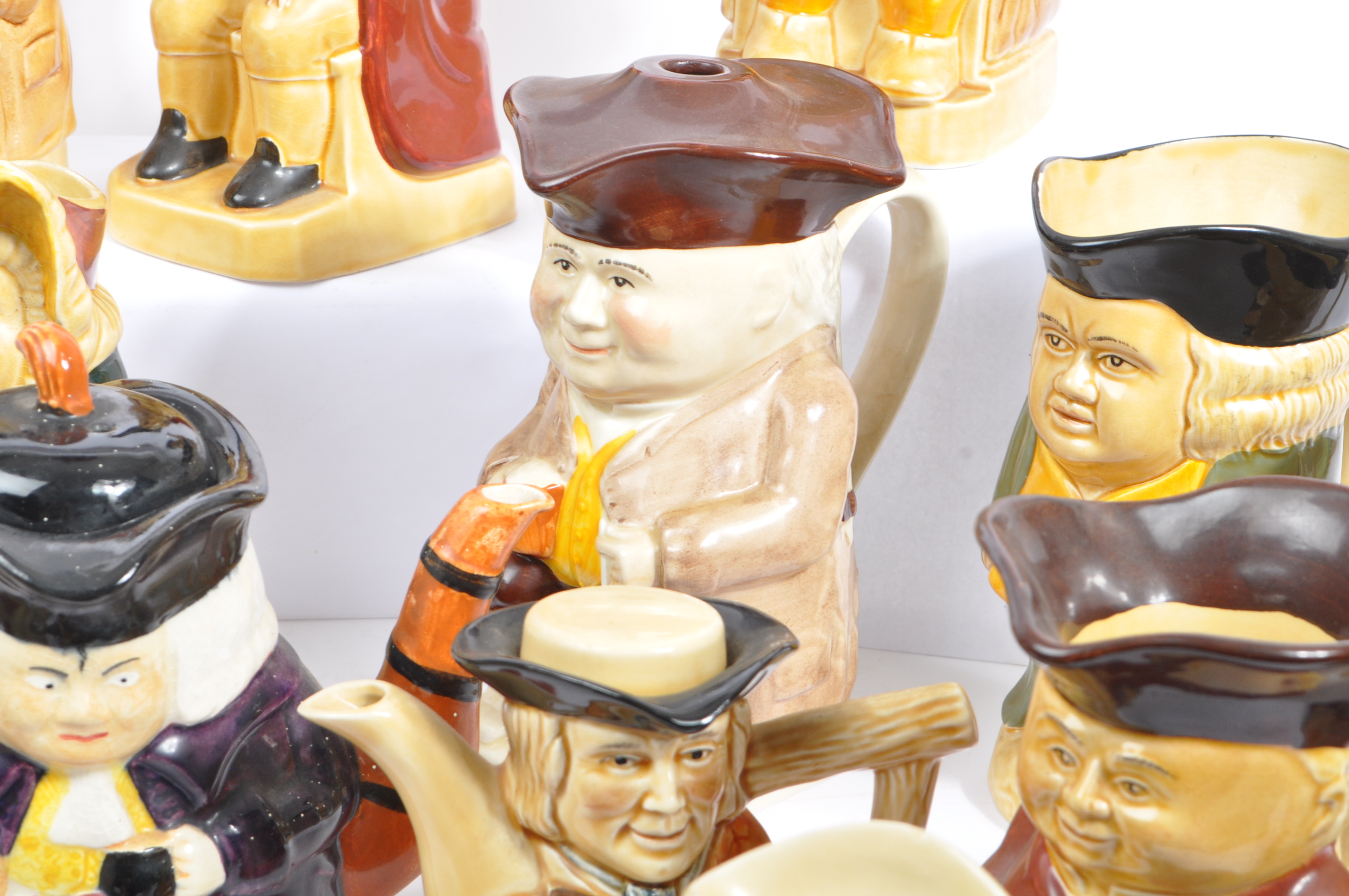 COLLECTION OF TWENTY ONE 20TH CENTURY CERAMIC TOBY JUGS - Image 7 of 13