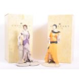 TWO COALPORT ROARING TWENTIES COLLECTION PORCELAIN FIGURINES