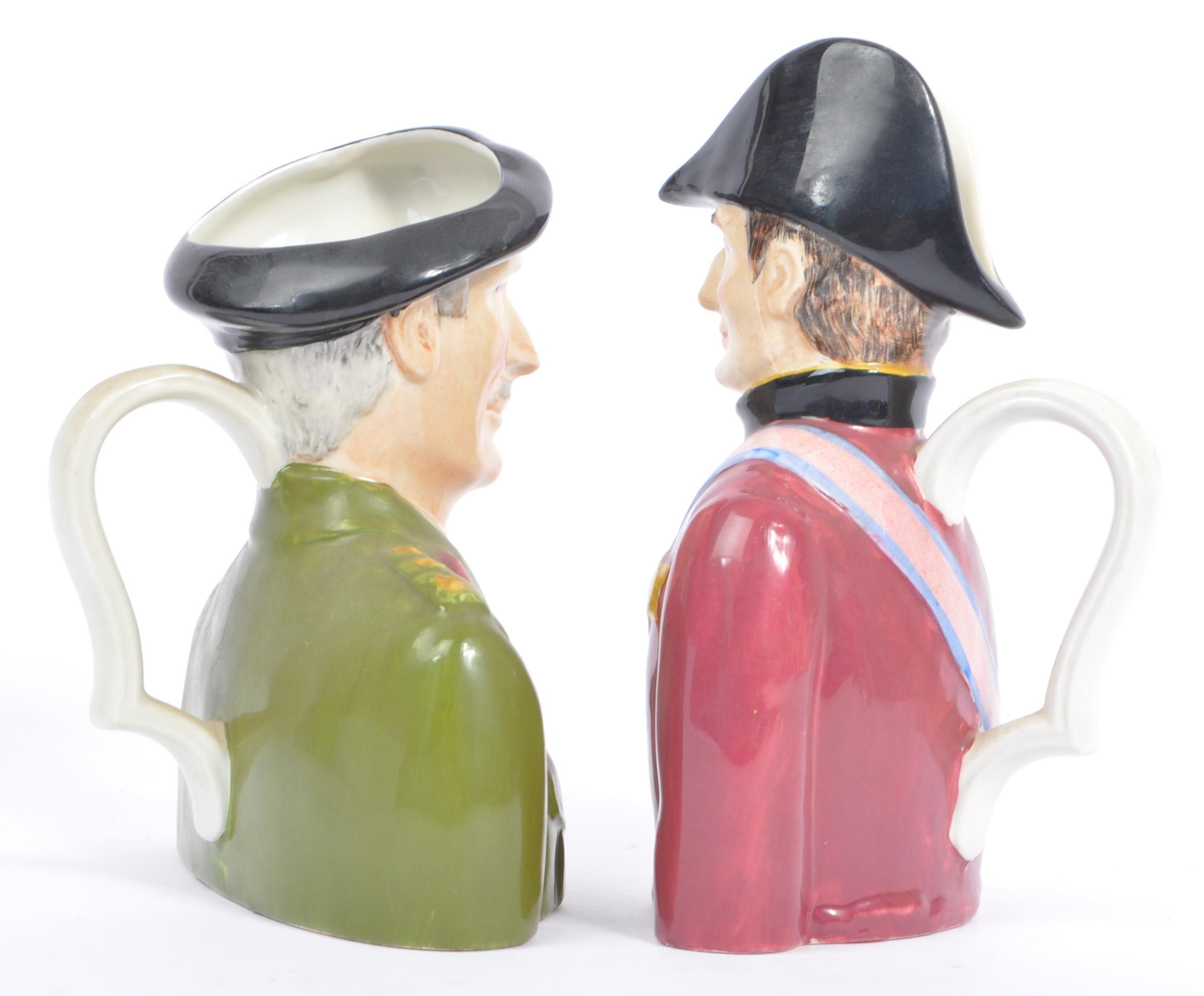 SET OF 20TH CENTURY CERAMIC 'PRIDE OF BRITAIN' HJ WOOD TOBY JUGS - Image 7 of 8