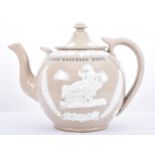 VICTORIAN BARGE WARE D. A. MEE OF EASTWOOD NOTTS TEAPOT