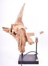 CONTEMPORARY DRIFTWOOD TABLE LAMP