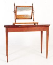 18TH CENTURY GEORGE III MAHOGANY TEA / GAMES TABLE