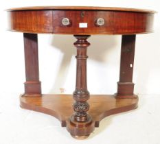 VICTORIAN 19TH CENTURY MAHOGANY DUCHESS HALL TABLE