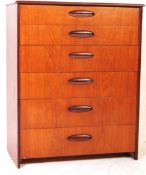 MID 20TH CENTURY G PLAN STYLE CHEST OF DRAWERS