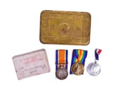 WWI FIRST WORLD WAR MEDAL PAIR - ROYAL ARMY MEDICAL CORPS