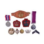 COLLECTION OF ASSORTED MILITARY BADGES & MEDALS