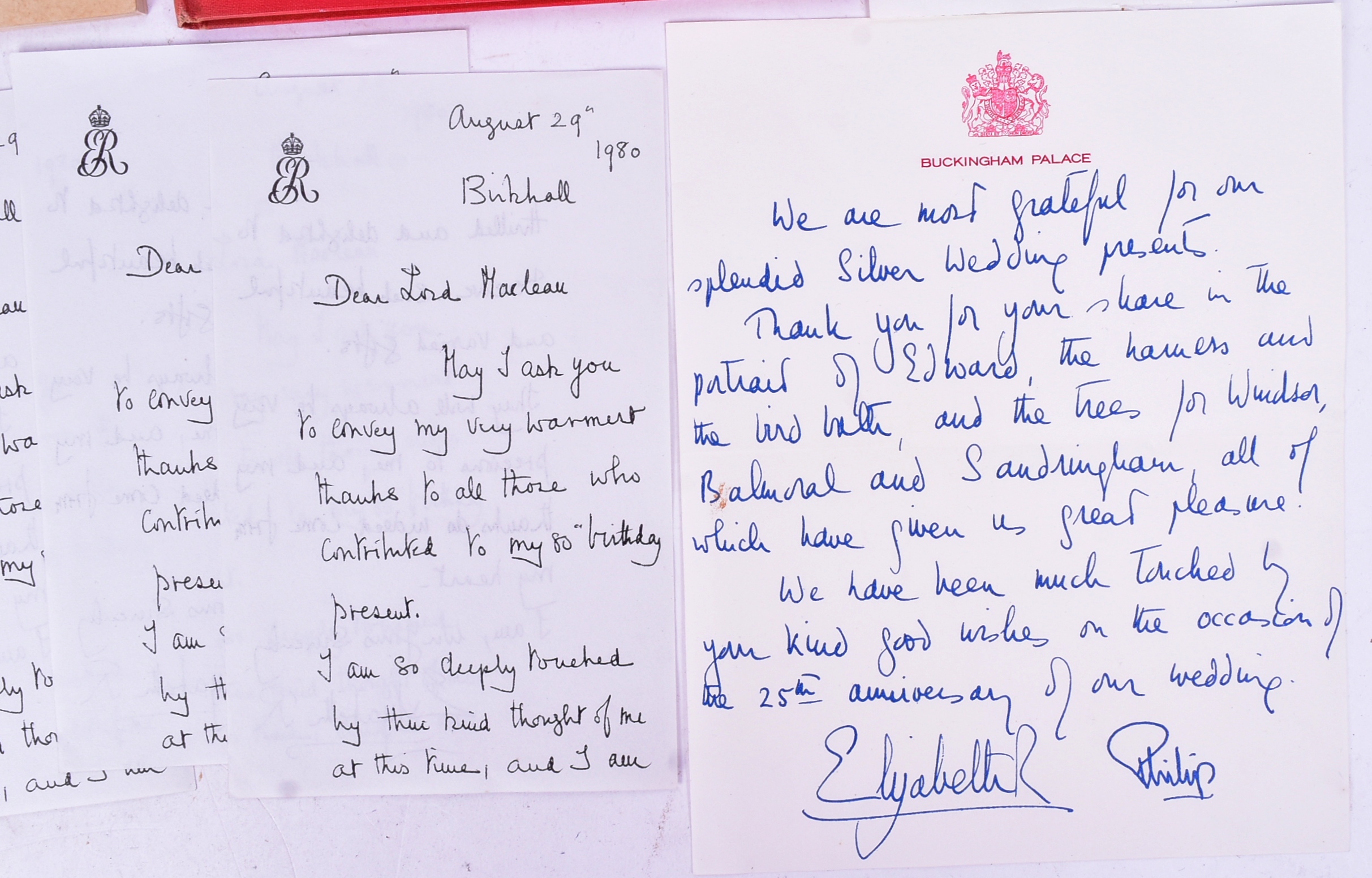 ROYALTY INTEREST - CORONATION PROGRAMME & LETTERS - Image 3 of 8