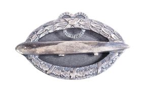 WWI FIRST WORLD WAR IMPERIAL GERMAN ARMY ZEPPELIN BADGE