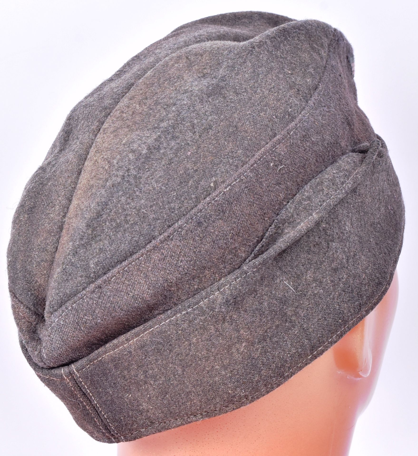 WWII SECOND WORLD WAR GERMAN ARMY OVERSEAS SIDE CAP - Image 3 of 6