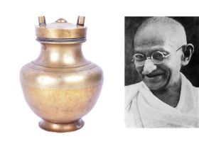 MAHATMA GANDHI - (1869-1948) - BRASS WATER POT ( LOTA )