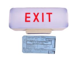 CONCORDE - FUSELAGE EMERGENCY EXIT SIGN