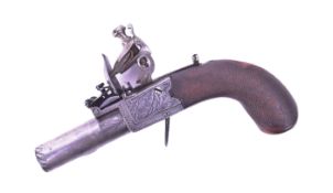 19TH CENTURY FLINTLOCK PISTOL - JOHN JONES & SON