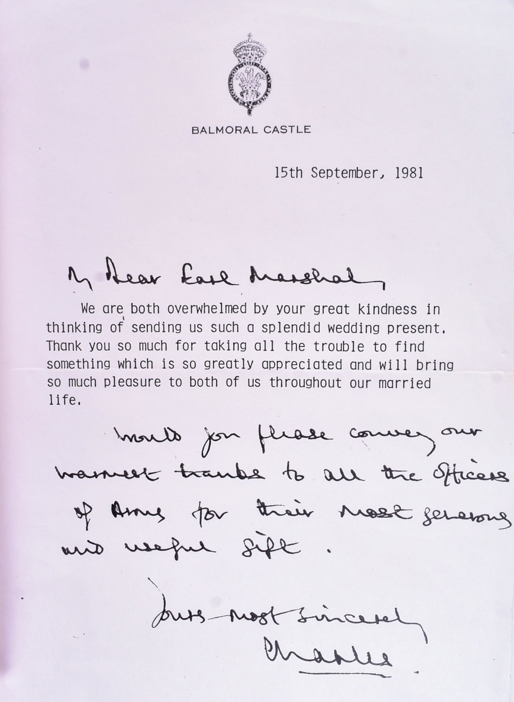 ROYALTY INTEREST - CORONATION PROGRAMME & LETTERS - Image 4 of 8