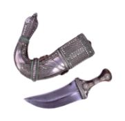 19TH CENTURY KHANJAR JAMBIYA DAGGER