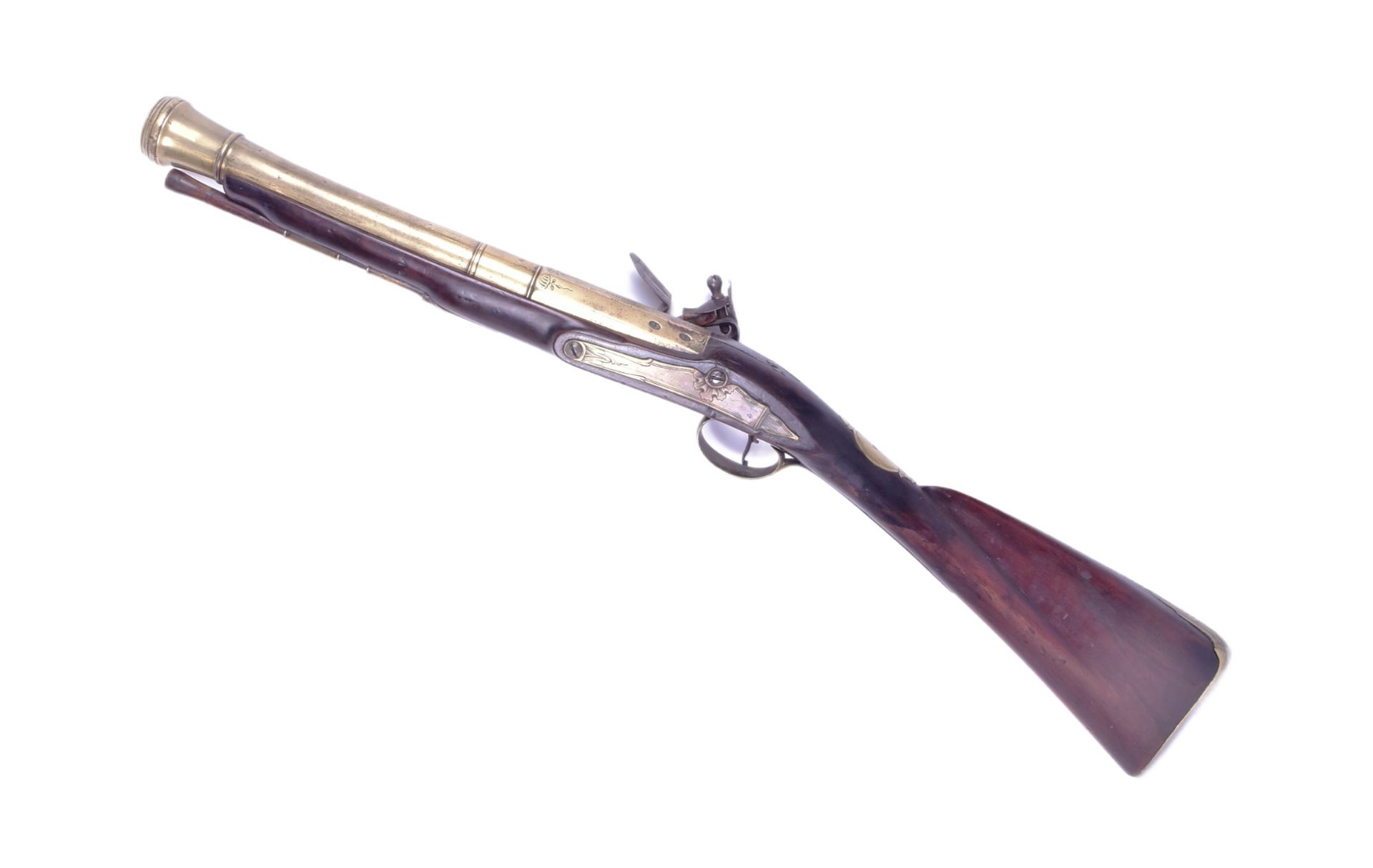 18TH CENTURY FLINTLOCK BLUNDERBUSS - MOORE LONDON