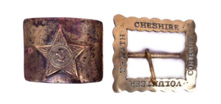 TWO BELT BUCKLE BATTLE FIELD FINDS