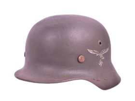 WWII SECOND WORLD WAR GERMAN THIRD REICH LUFTWAFFE HELMET