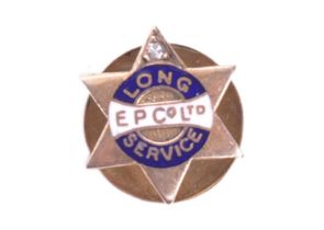 ESSO LONG SERVICE AWARD PIN BADGE - 1948