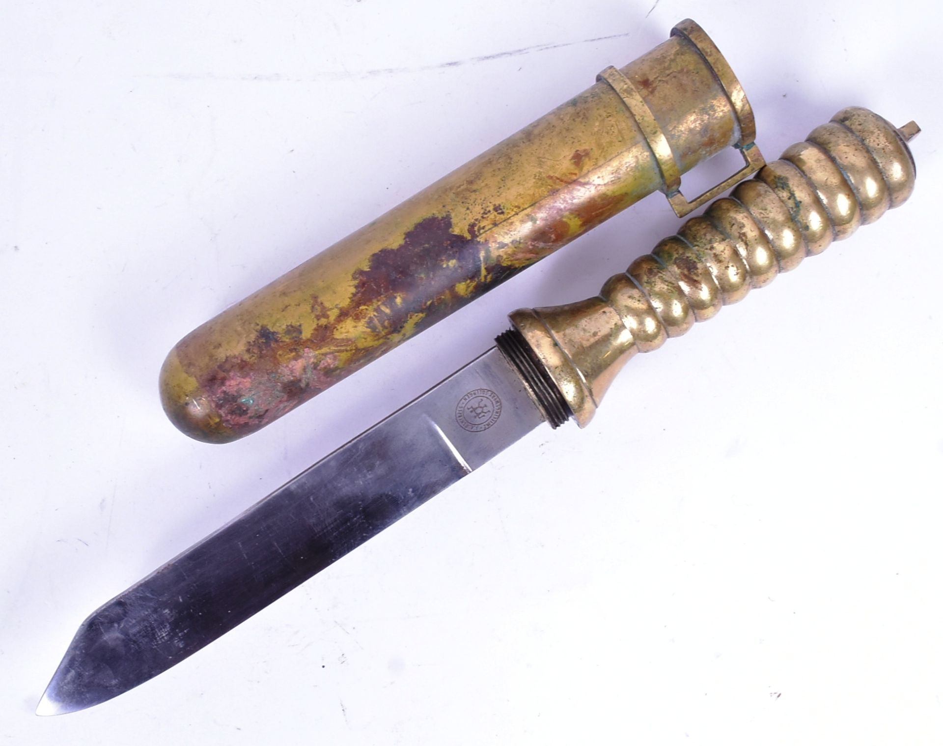 WWII SECOND WORLD WAR GERMAN KRIEGSMARINE DIVERS KNIFE - Bild 2 aus 5