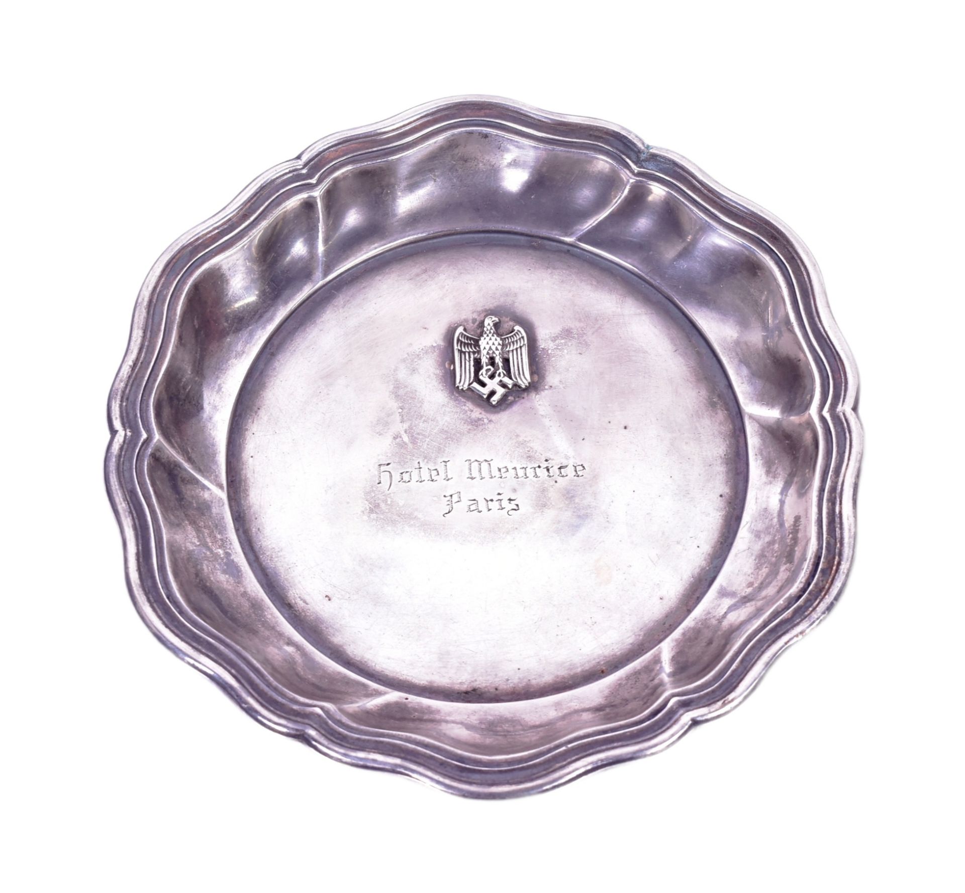 WWII SECOND WORLD WAR HOTEL MEURICE LIBERATED ASHTRAY
