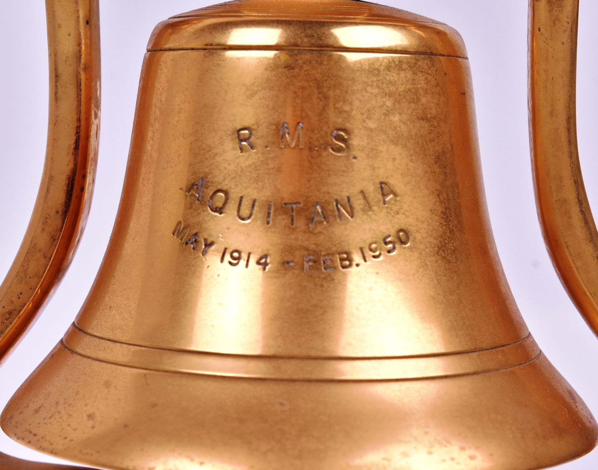 RMS AQUITANIA - COMMEMORATIVE BELL - Image 3 of 4