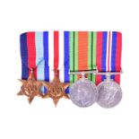 WWII SECOND WORLD WAR MEDAL GROUP