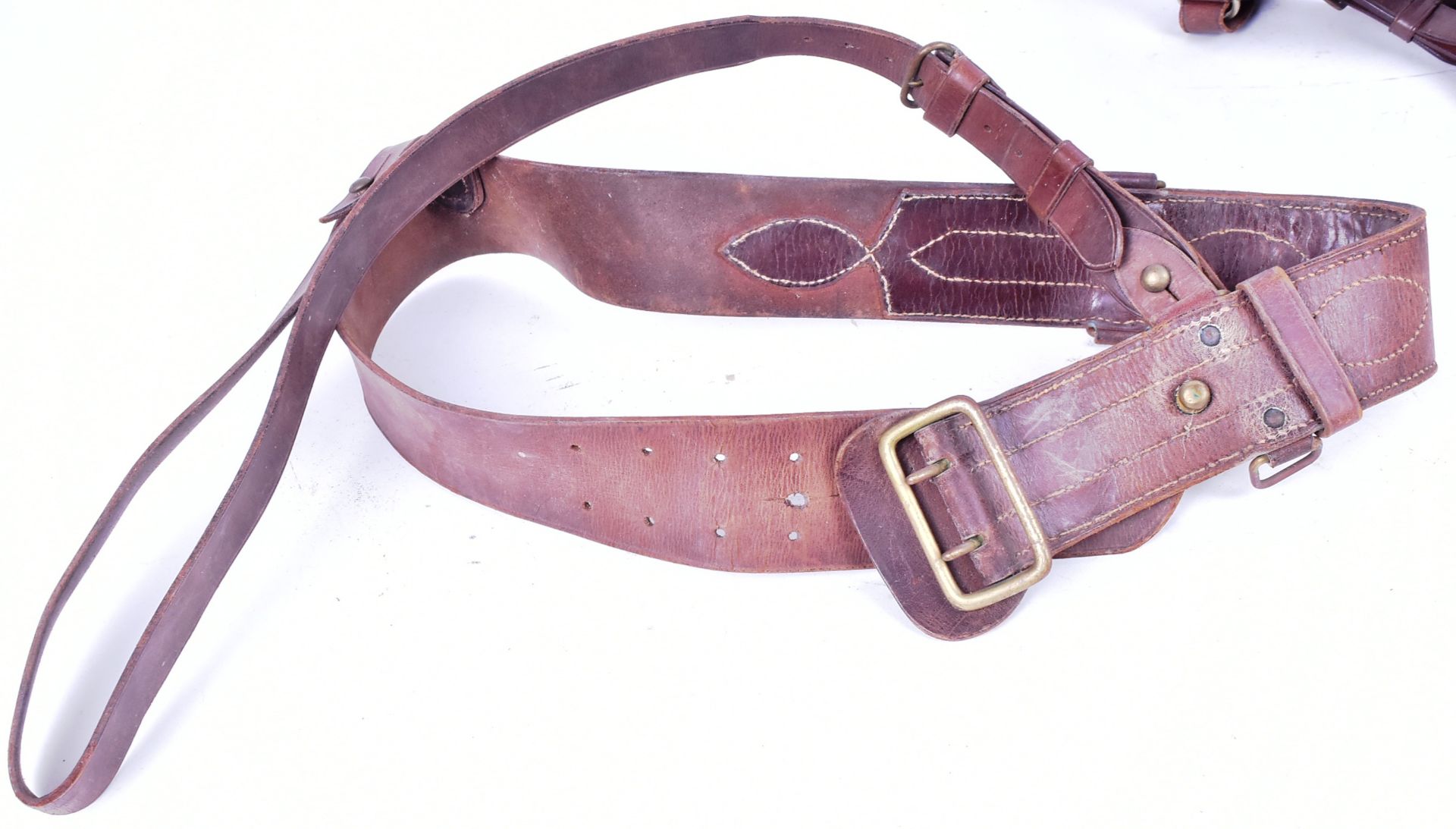 TWO BRITISH MILITARY SAM BROWNE BELTS - Image 4 of 5