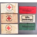 COLLECTION OF ASSORTED SECOND WORLD WAR GERMAN ARMBANDS